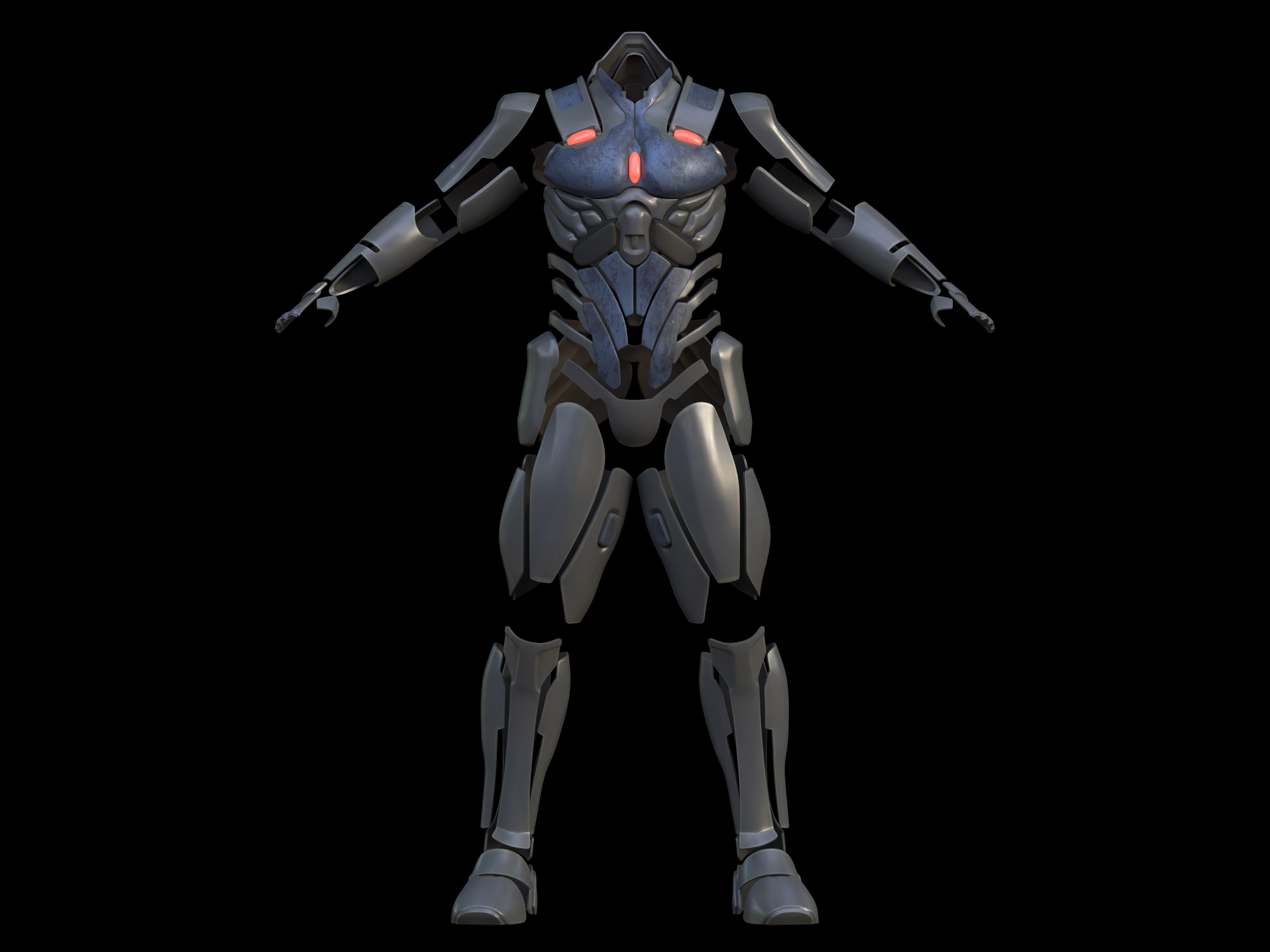 Ancient Human Combat Skin armor 3d print files 3D print model_1