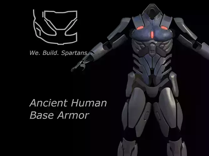 Ancient Human Combat Skin armor 3d print files