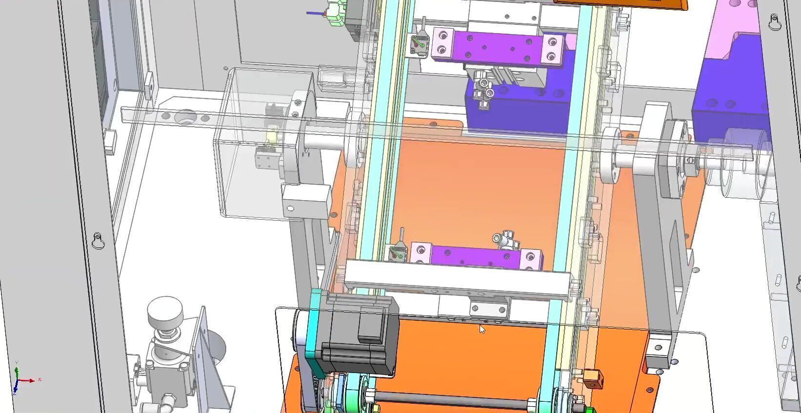 Automatic Motherboard Supplier Flip Machine for SMT Production 3D model_4