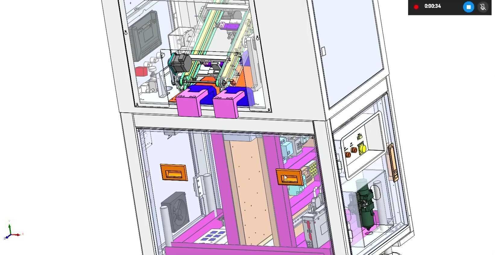 Automatic Motherboard Supplier Flip Machine for SMT Production 3D model_9