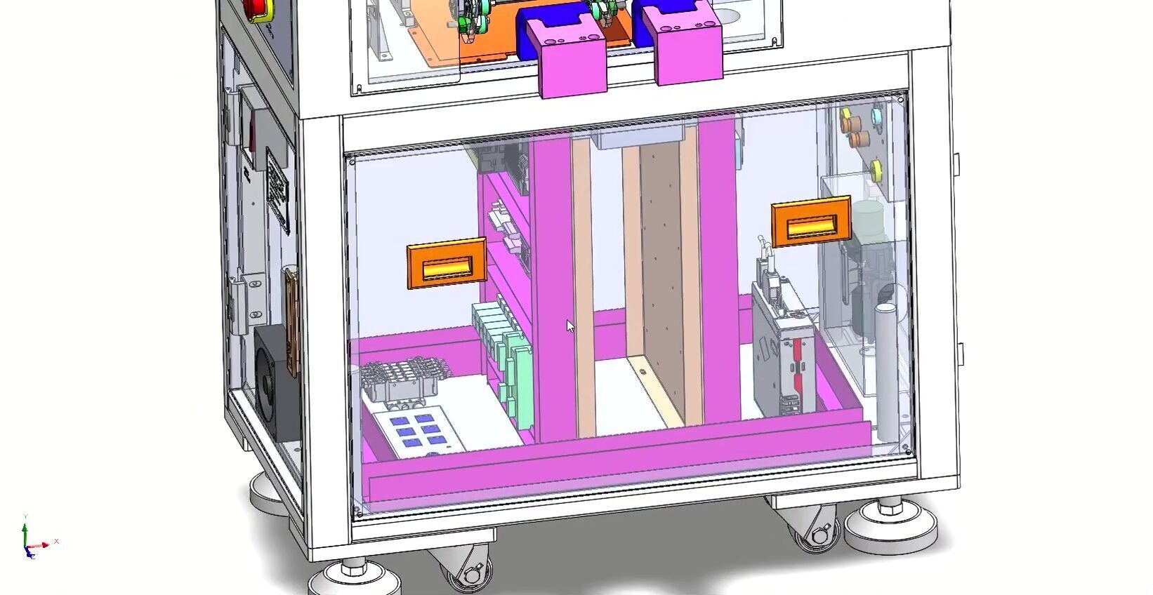 Automatic Motherboard Supplier Flip Machine for SMT Production 3D model_19