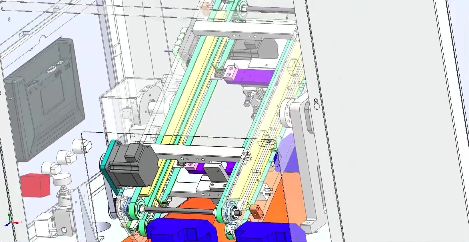Automatic Motherboard Supplier Flip Machine for SMT Production 3D model_6