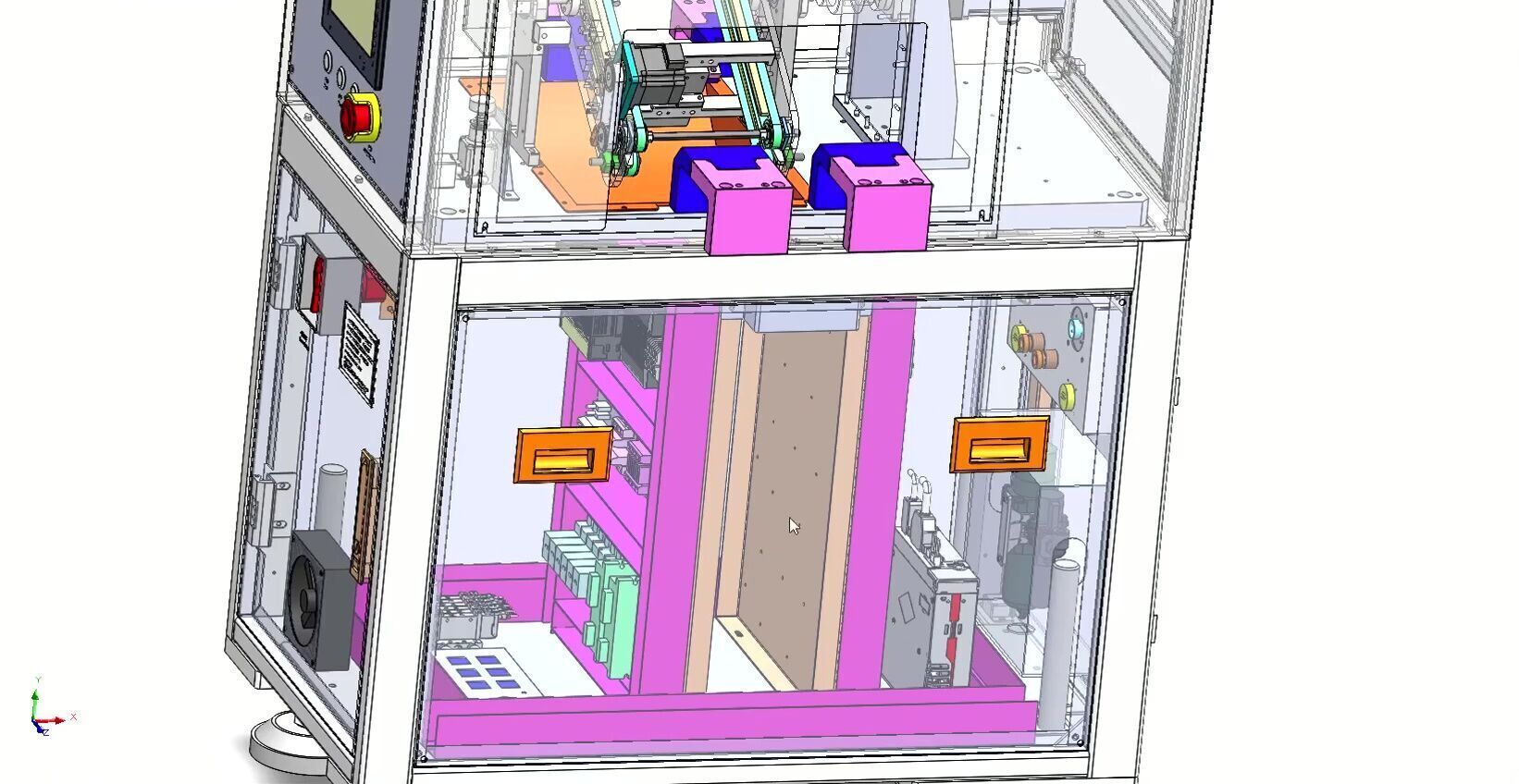 Automatic Motherboard Supplier Flip Machine for SMT Production 3D model_14