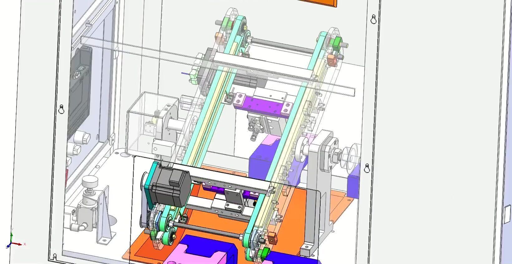 Automatic Motherboard Supplier Flip Machine for SMT Production 3D model_2