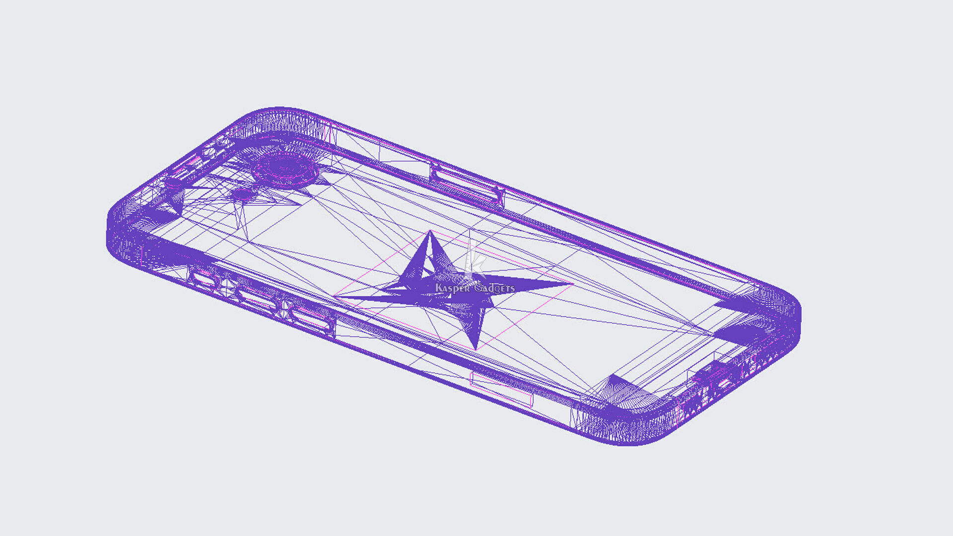 Apple iPhone 16e white black 2 colors 3D print model_11