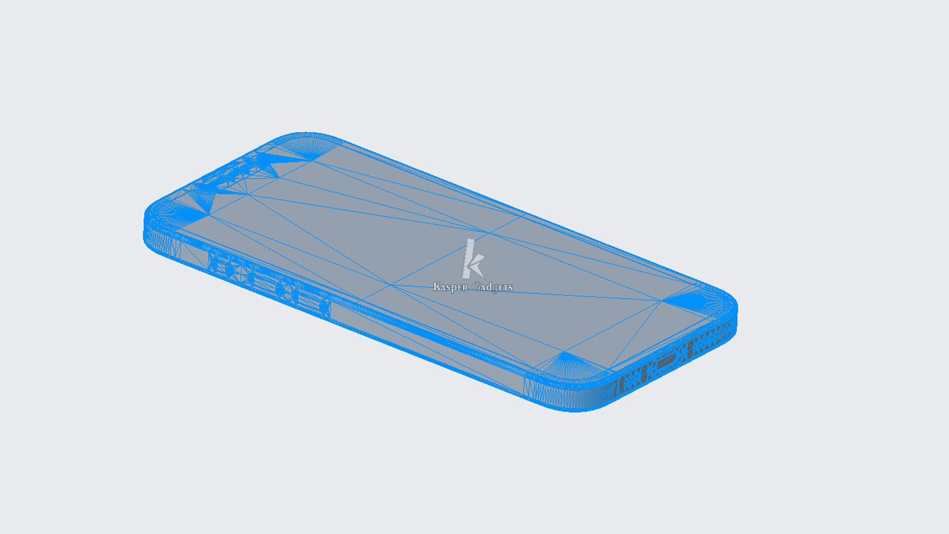 Apple iPhone 16e white black 2 colors 3D print model_9