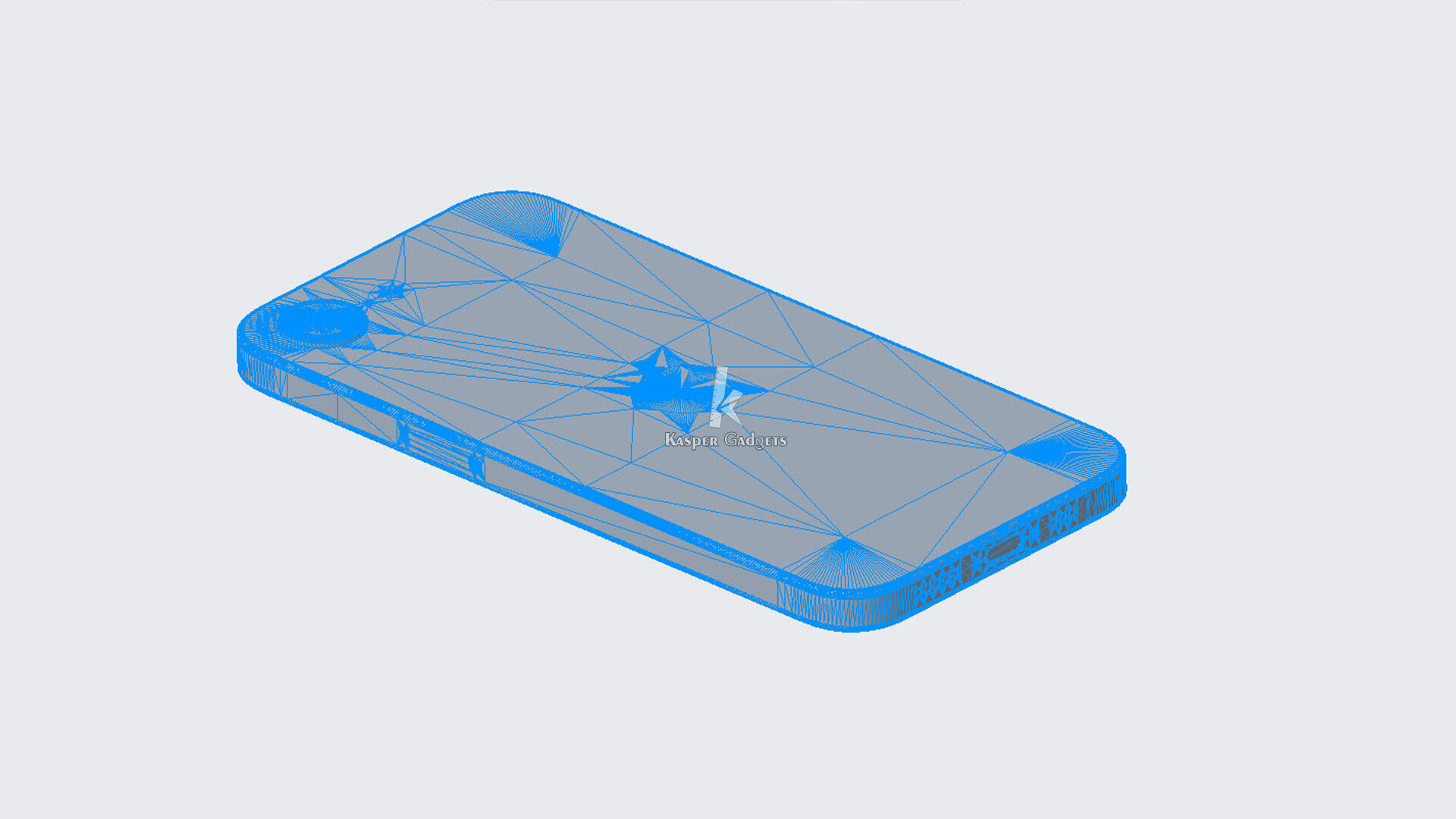 Apple iPhone 16e white black 2 colors 3D print model_8