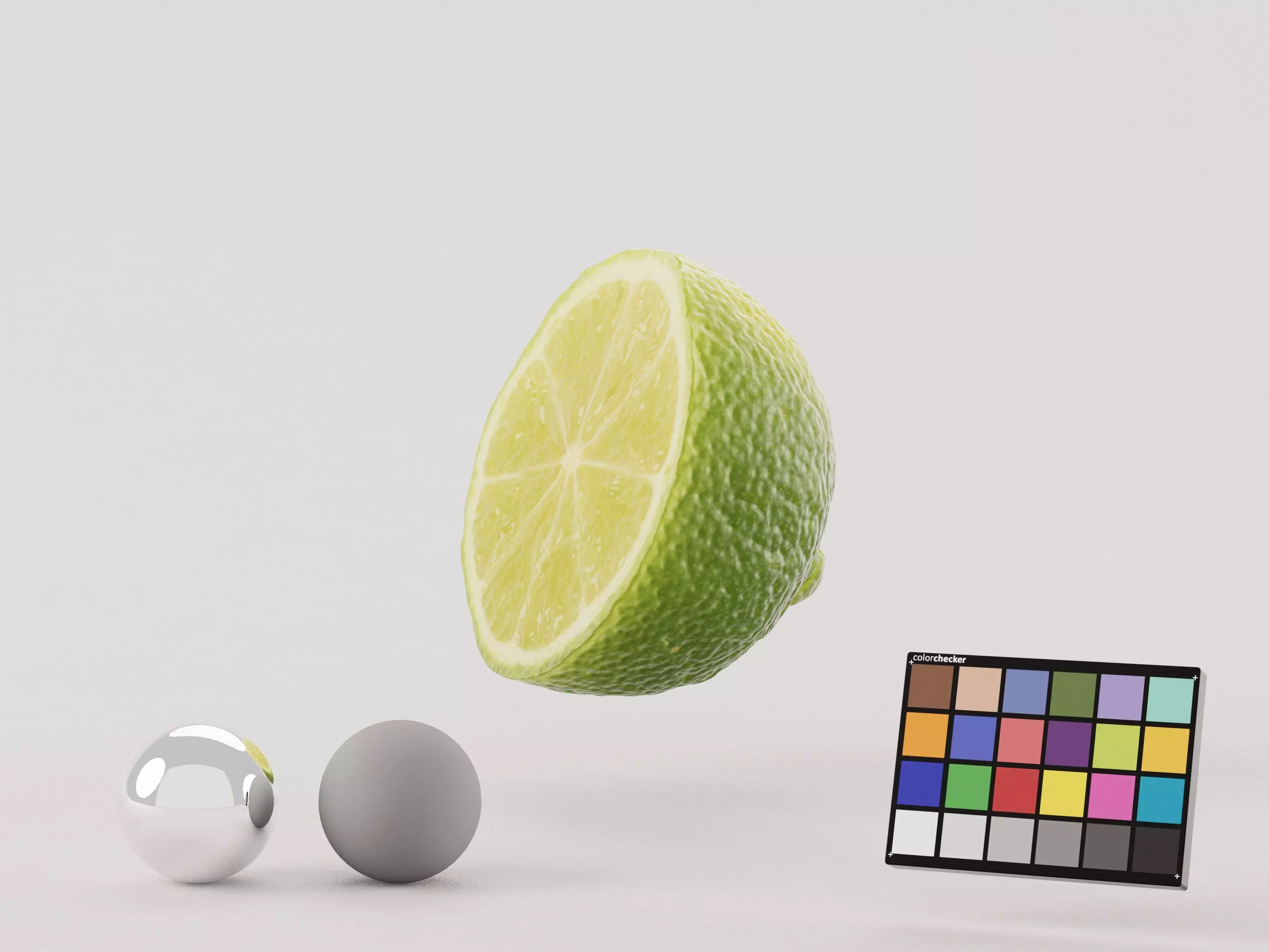 Half Cut Lime 3D model