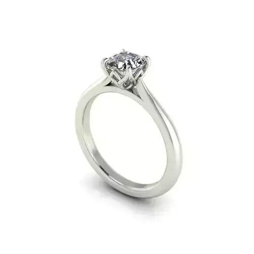 Solitaire Six Prong Wedding Ring