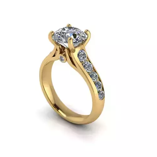 Solid Love Woman Wedding Ring