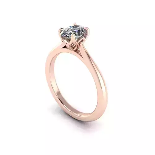 Solitaire Woman Wedding Diamond Ring