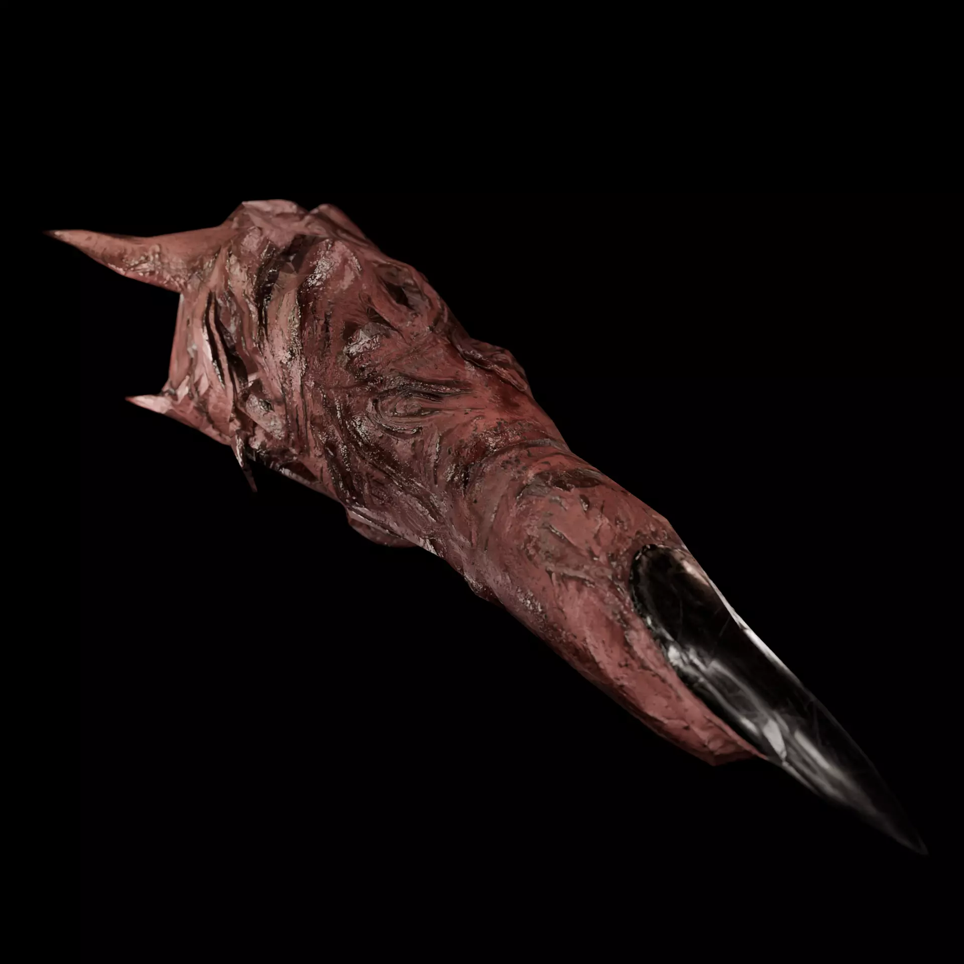 Sukuna Finger - Game Ready Low-poly 3D model_0