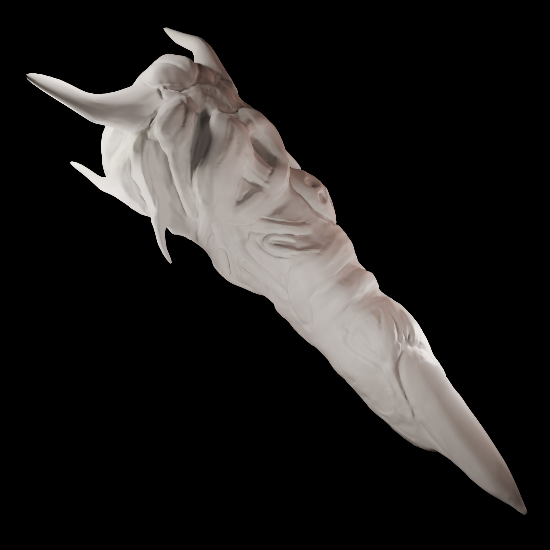 Sukuna Finger - Game Ready Low-poly 3D model_1