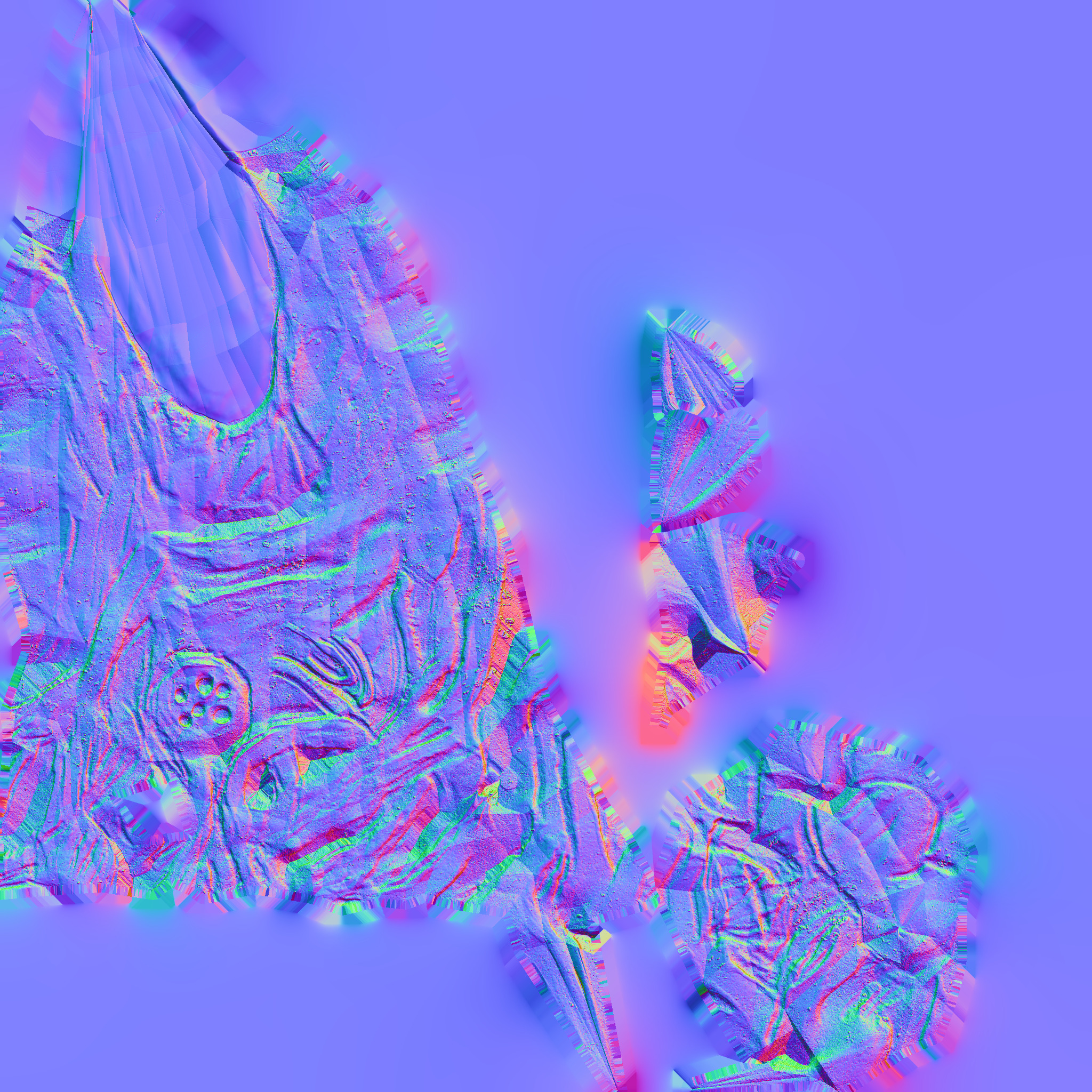 Sukuna Finger - Game Ready Low-poly 3D model_8