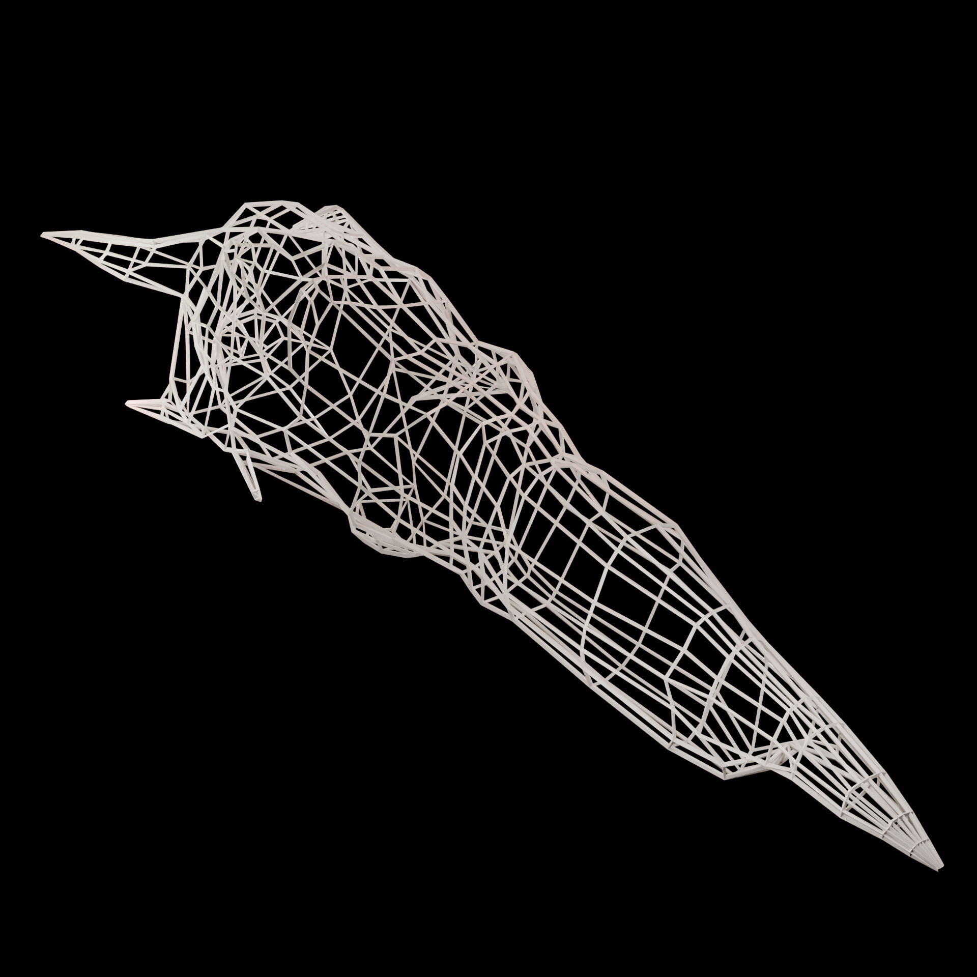 Sukuna Finger - Game Ready Low-poly 3D model_3