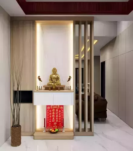 Scene Render Interior Modern Living House - Enscape Sketchup