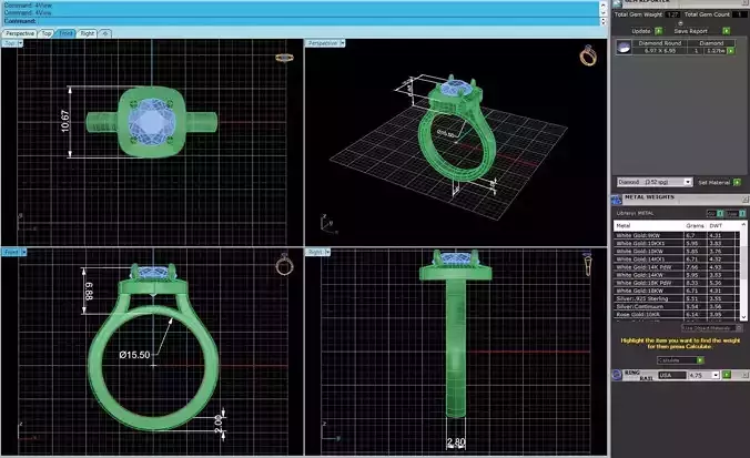 Wedding ringNo Diamond