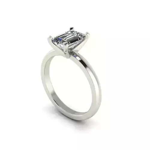 Emerald Woman Solitaire Ring VS3