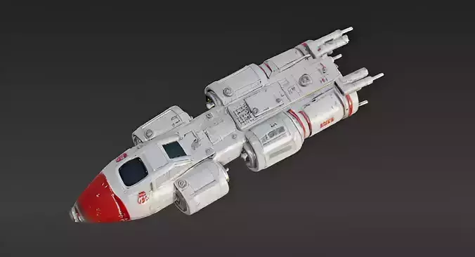 Stylized Sci-Fi Spaceship