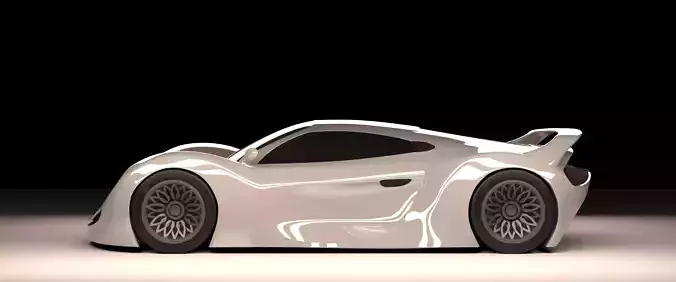 High-Performance Futuristic Sports Car