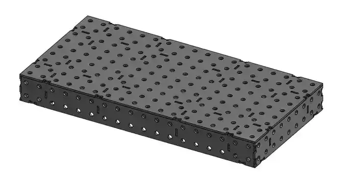 18x36x4in DIY fabrication welding table