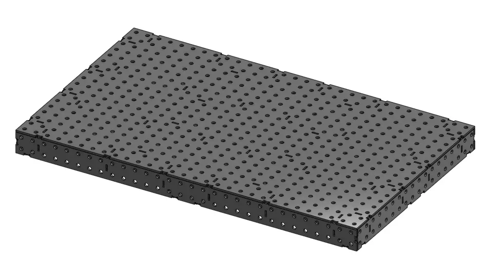 36x60x4in DIY fabrication table 3D model_0