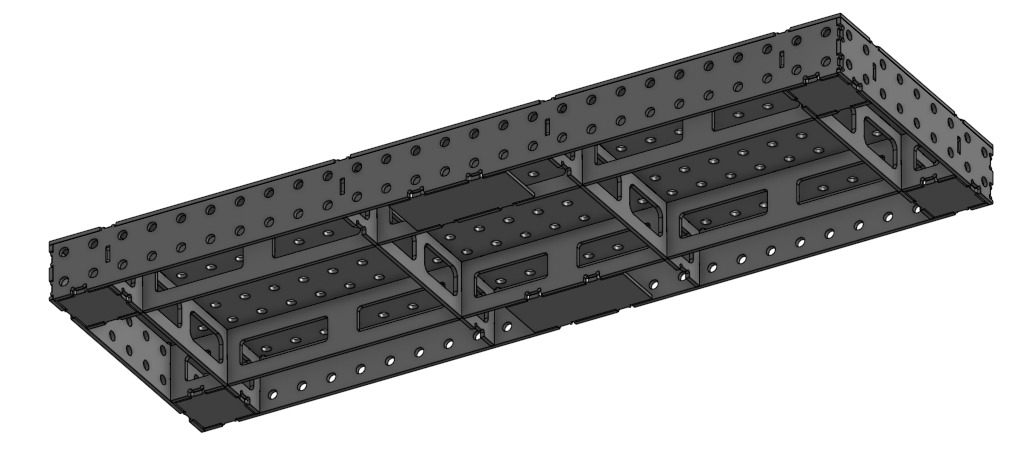 18x54x4in DIY fabrication table 3D model_1