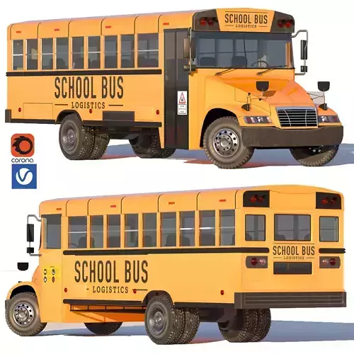 SCHOOL BUS 3D model