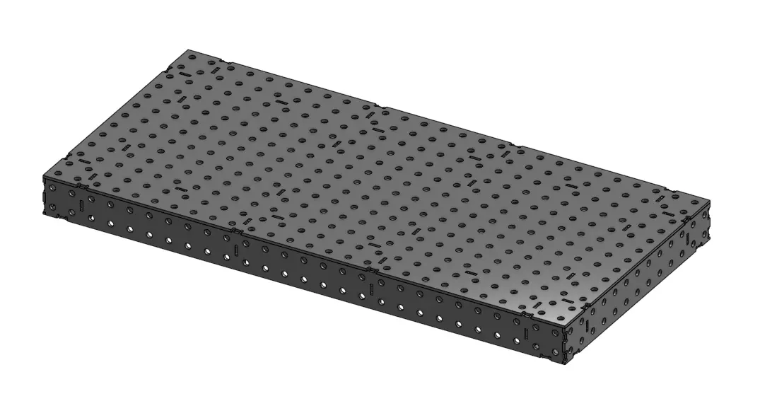 26x54x4in DIY fabrication table 3D model_0