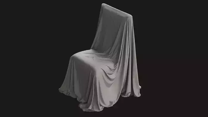 Covered Classic Chair 01