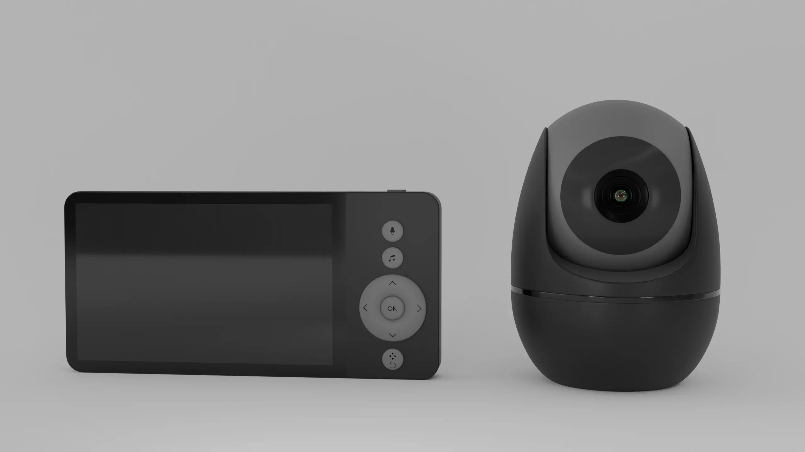 Baby Monitor With Display 3D model_0