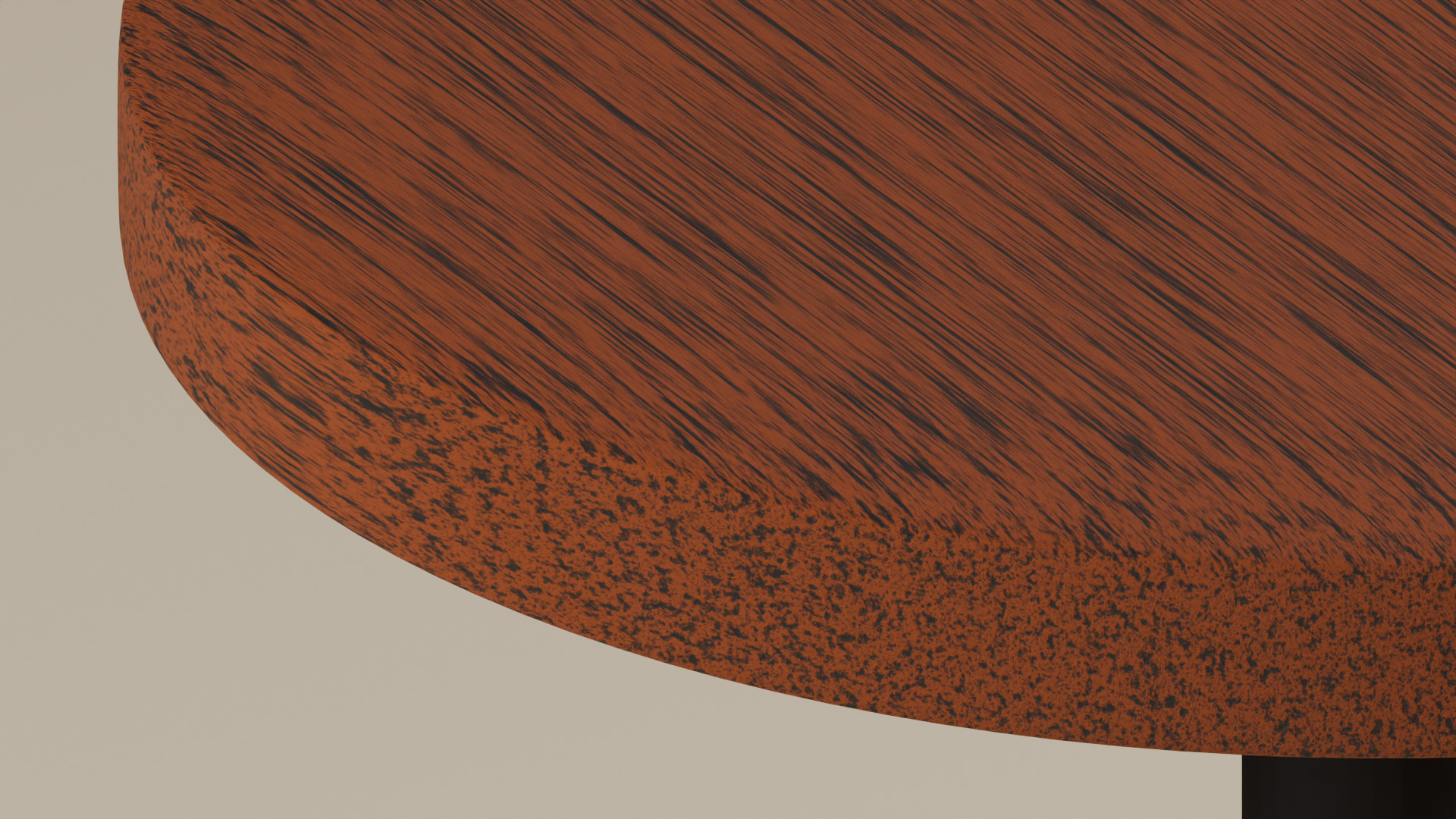 Classic Round Table Low-poly 3D model_8