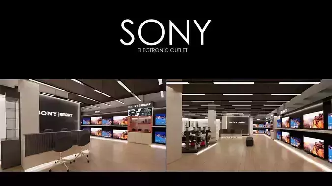 SONY-SMART Electronics Outlet Interior