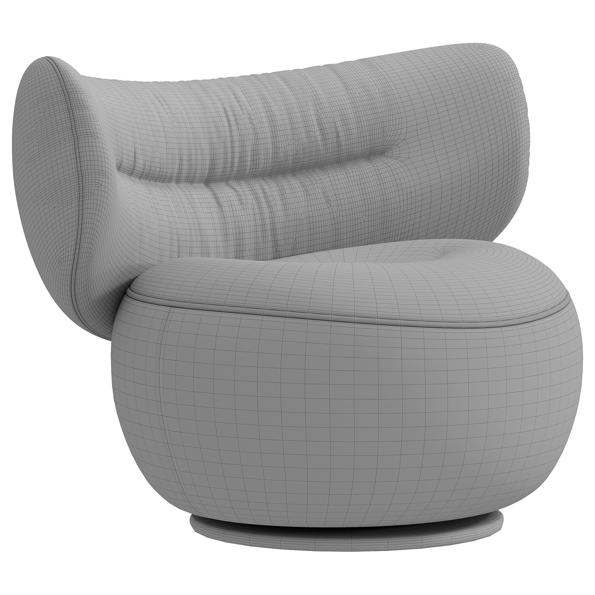 Amelie Armchair 3D model_5