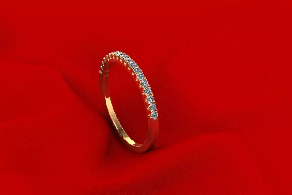 Woman Ring TH84 Free 3D print model