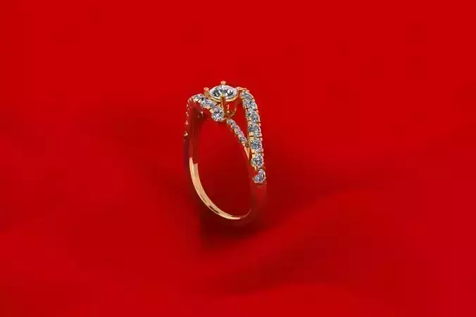 Solid Love Woman Wedding Ring TH70