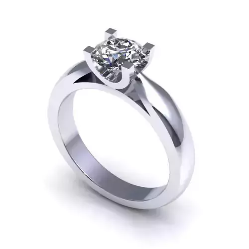 Solitaire Wedding Ring R-A0220