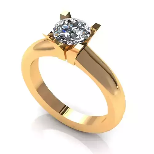 Solitaire Wedding Ring R-A0196