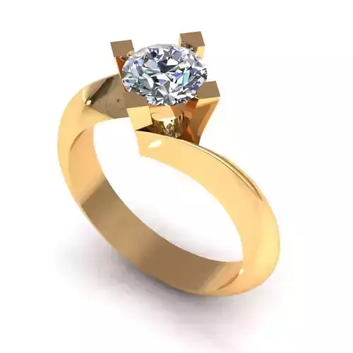 Solitaire Wedding Ring Woman Ring R-A0182