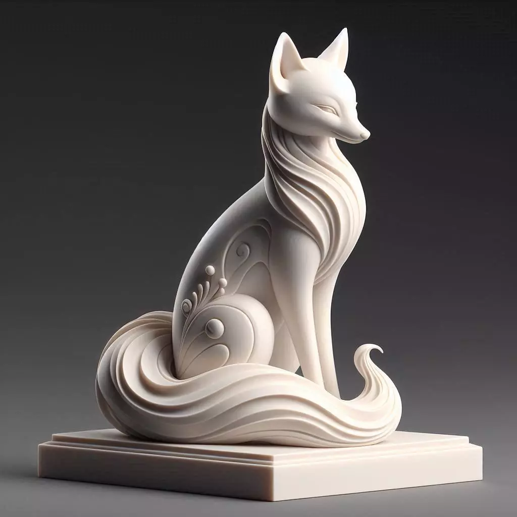 95 Fox Spirit in Pu Song Ling Style 3D print model