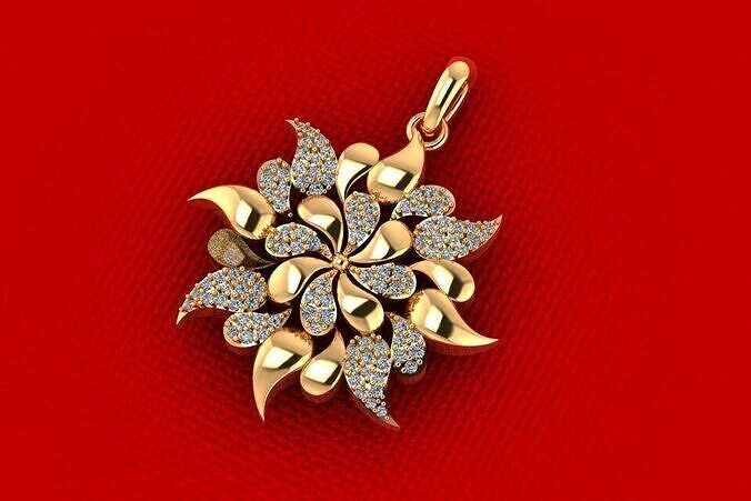 Star Woman Pendant PPD-109 DIA 3D print model
