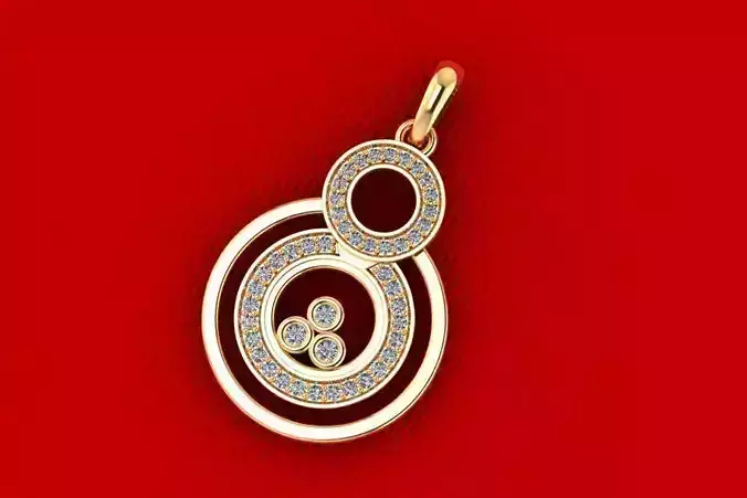 Round Pendant PPD-087-DIA