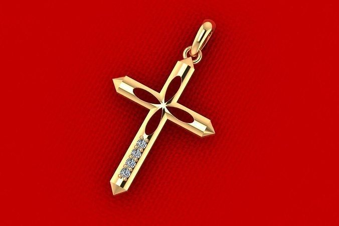 T Cross Pendant PPD-086 DIA 3D print model