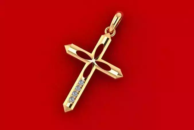 T Cross Pendant PPD-086 DIA