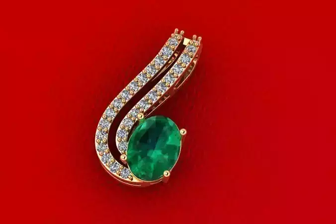 Diamond Pendant PPD-080-DIA