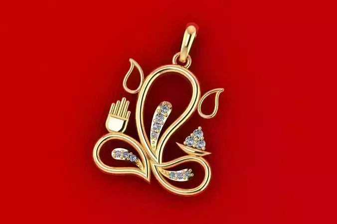 Elephant Pendant PPD-077 DIA