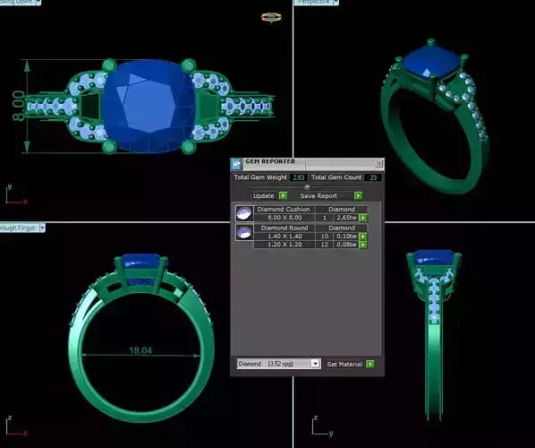 Woman Wedding Ring AICAD092