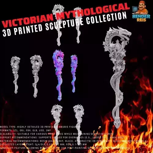 Ivy Wrapped Dragon Staff   Gothic Fantasy Object