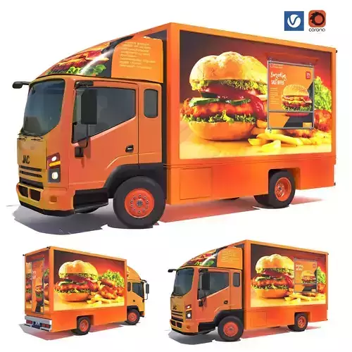 fast food light truck jac n721-n85