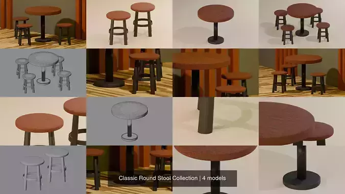 Classic Round Stool Collection